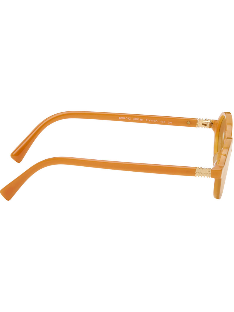 Miu Miu Orange Miu Regard Sunglasses outlook