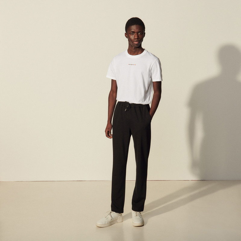 Sandro Jersey jogging bottoms outlook