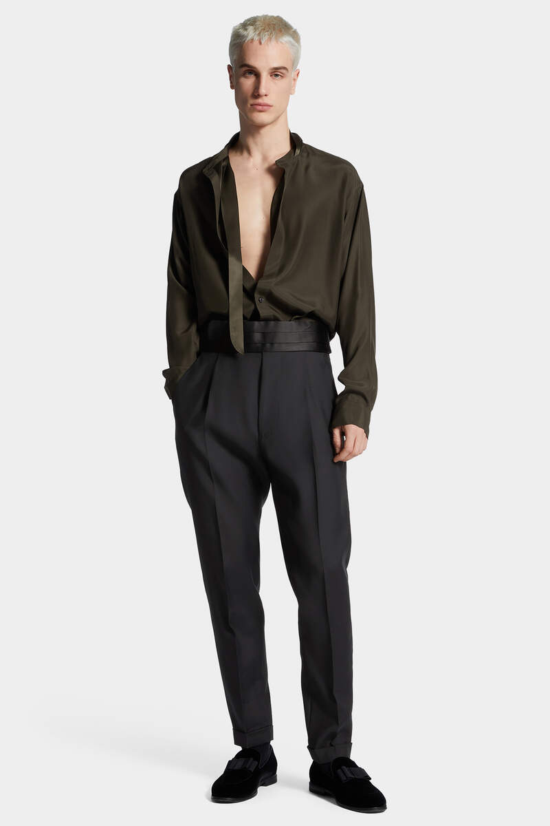 ONE PLEAT EVENING PANT - 3
