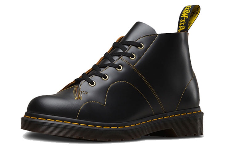 Dr. Martens Church Retro 5 Martin boots Couple Style Black 16054001 - 2