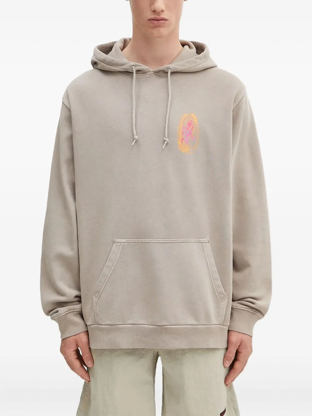 graphic-print hoodie - 1