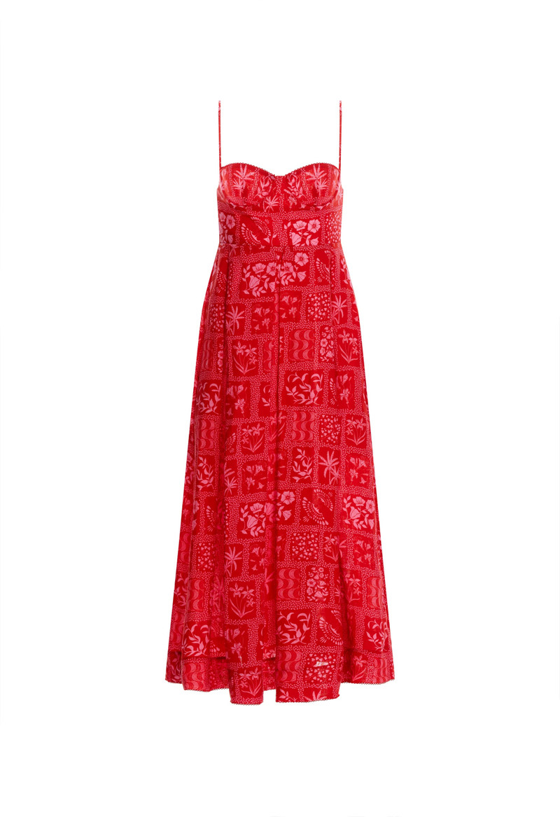 Mambo Ipanema Escarlata Midi Dress 1