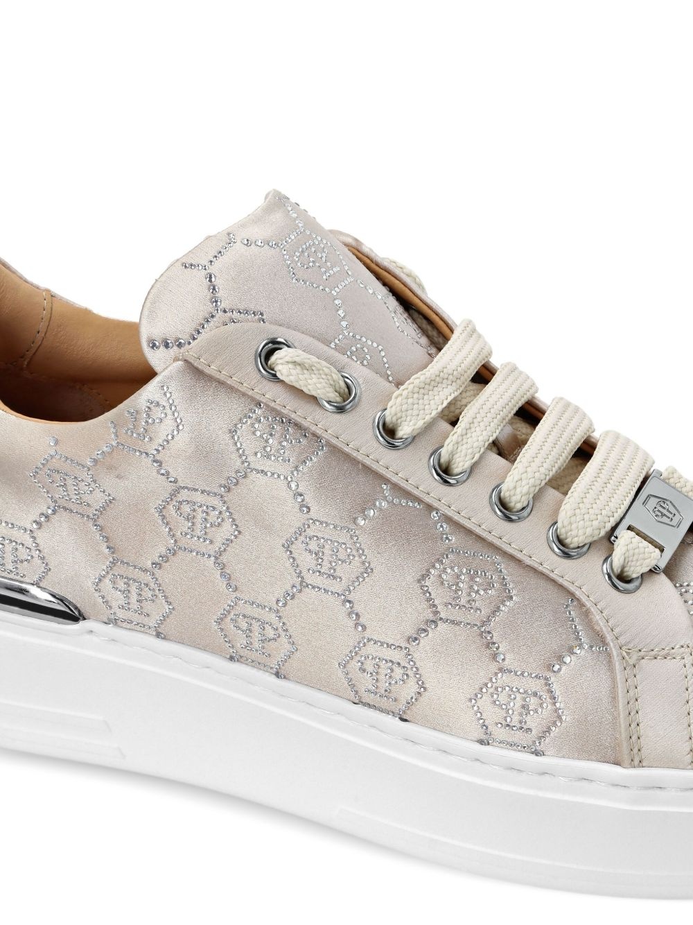 monogram-embellished sneakers - 4