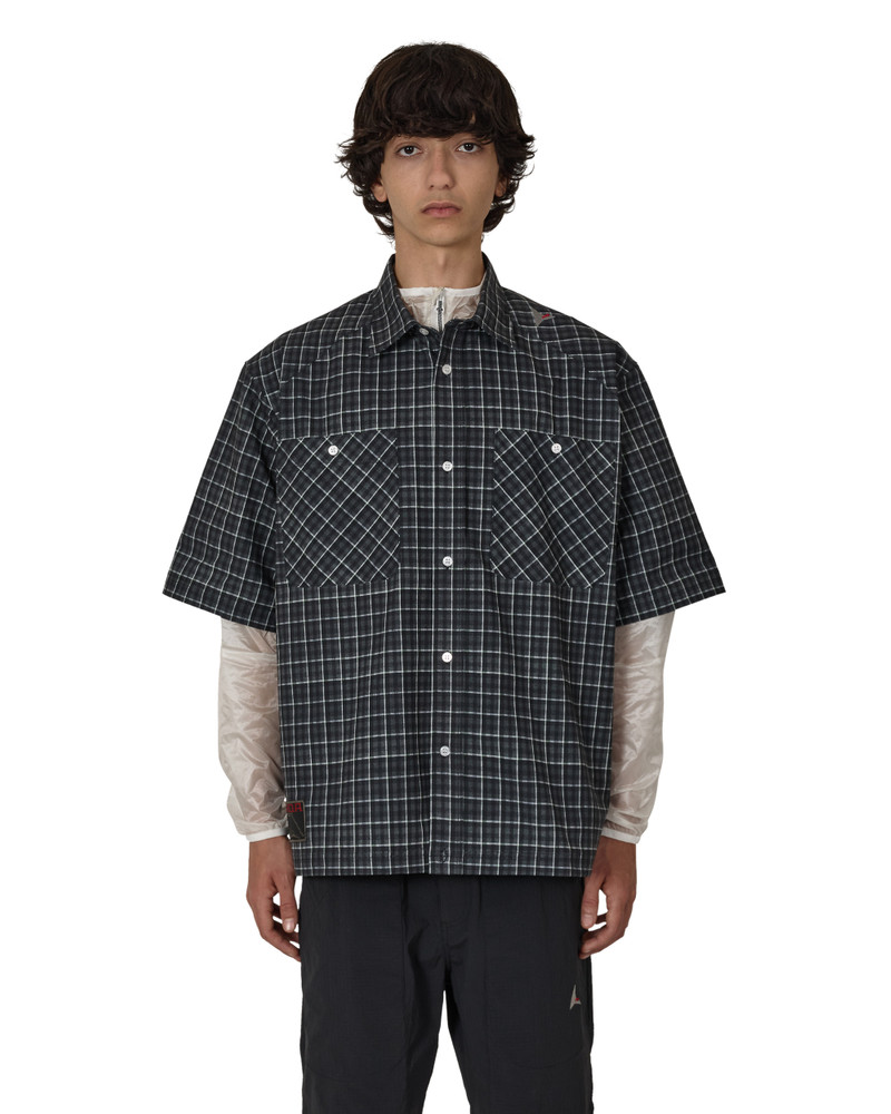 Aair Floweave Printed Check Short Sleeve Shirt 1