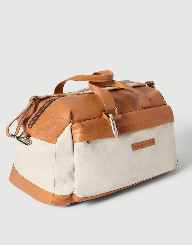 Grained calfskin and cowhide active bag 3