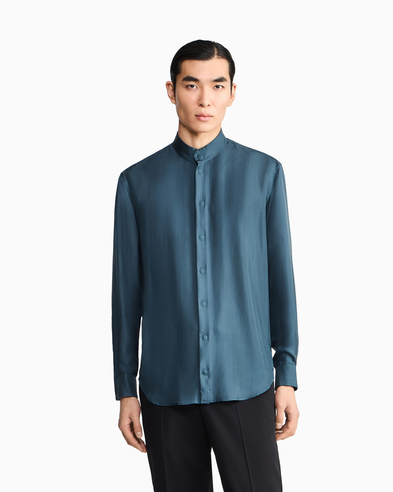 GIORGIO ARMANI SILK TWILL SHIRT outlook