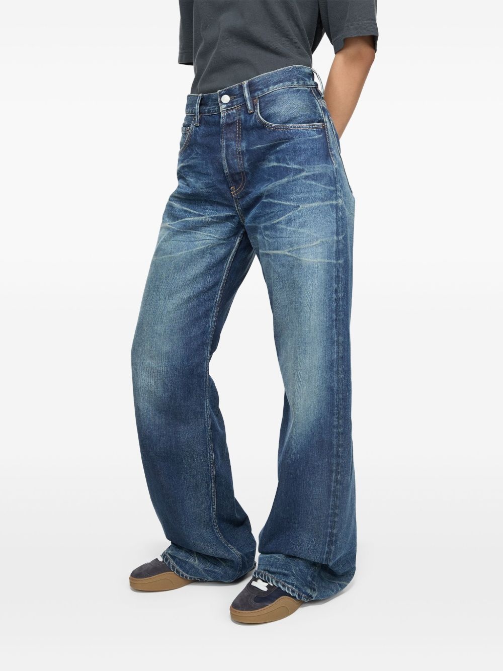 wide-leg jeans - 4