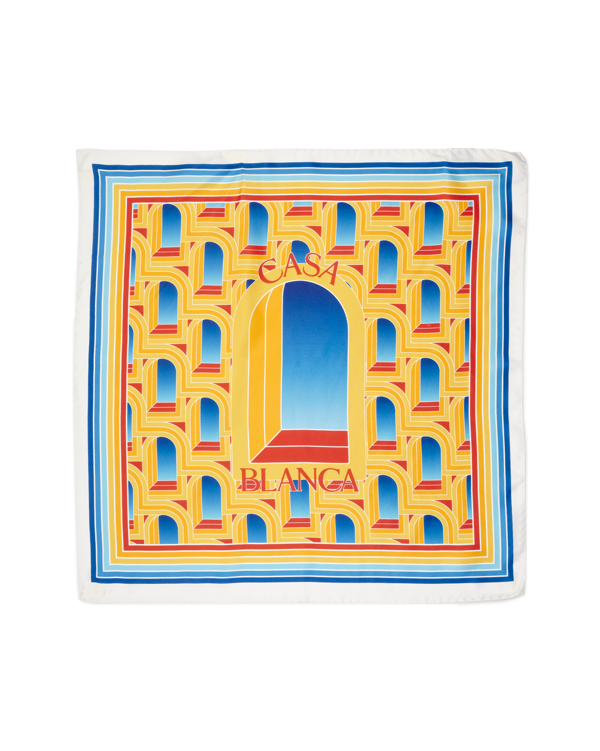 L'Arche De Jour Medium Silk Scarf - 1