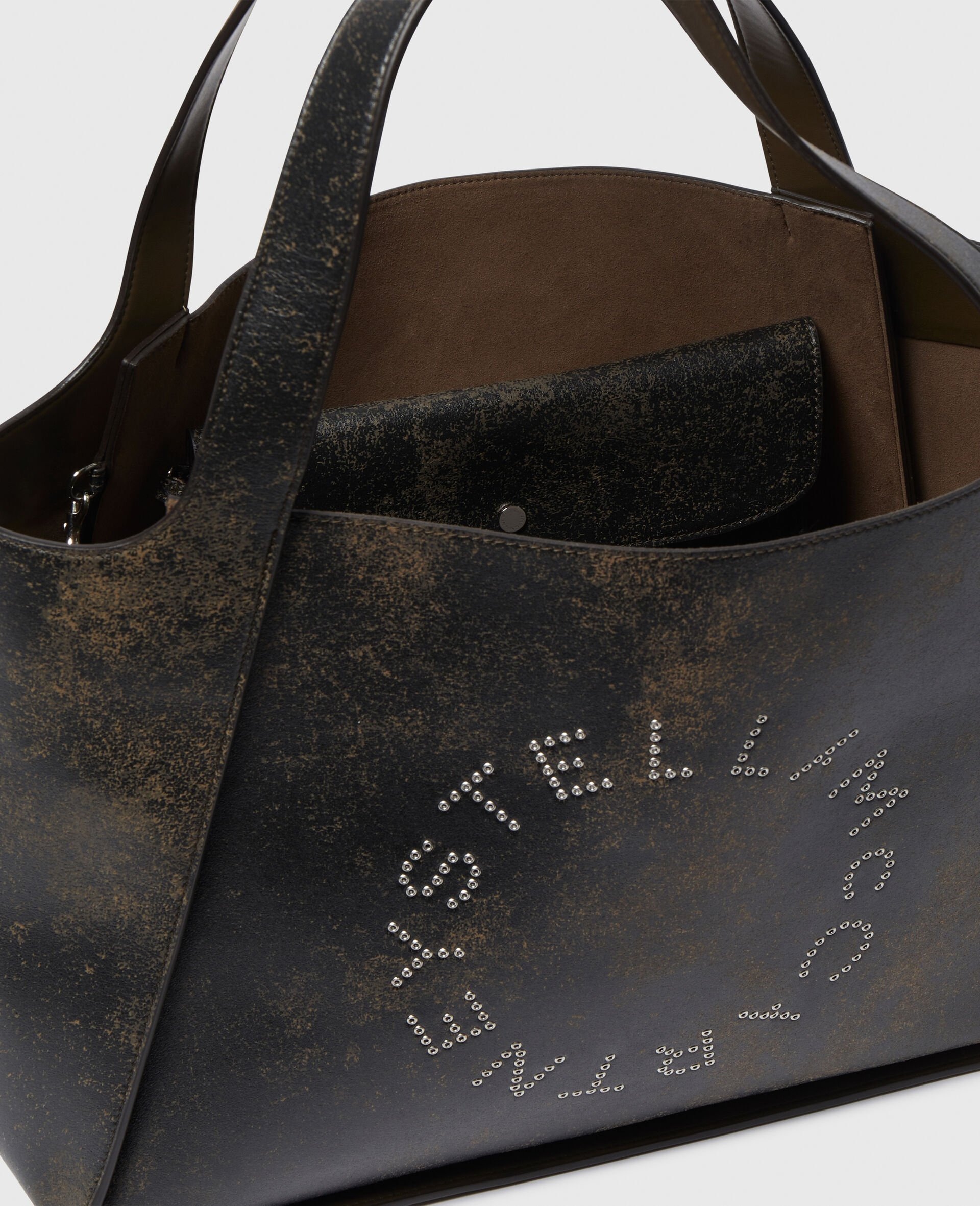 Logo Large Aged Tote Bag - 4