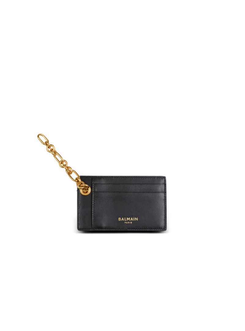 Pulse monogram jacquard card holder 1