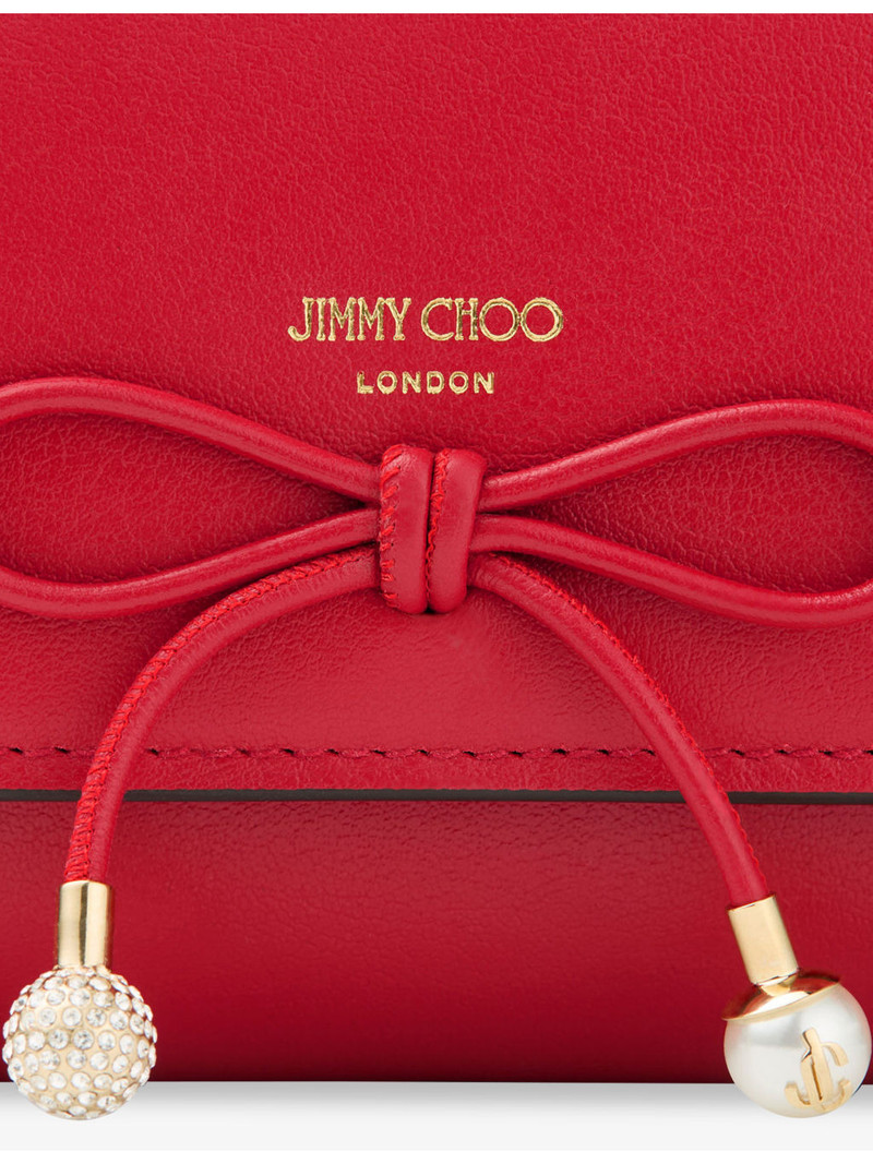 JIMMY CHOO Marinda Compact Leather Wallet outlook