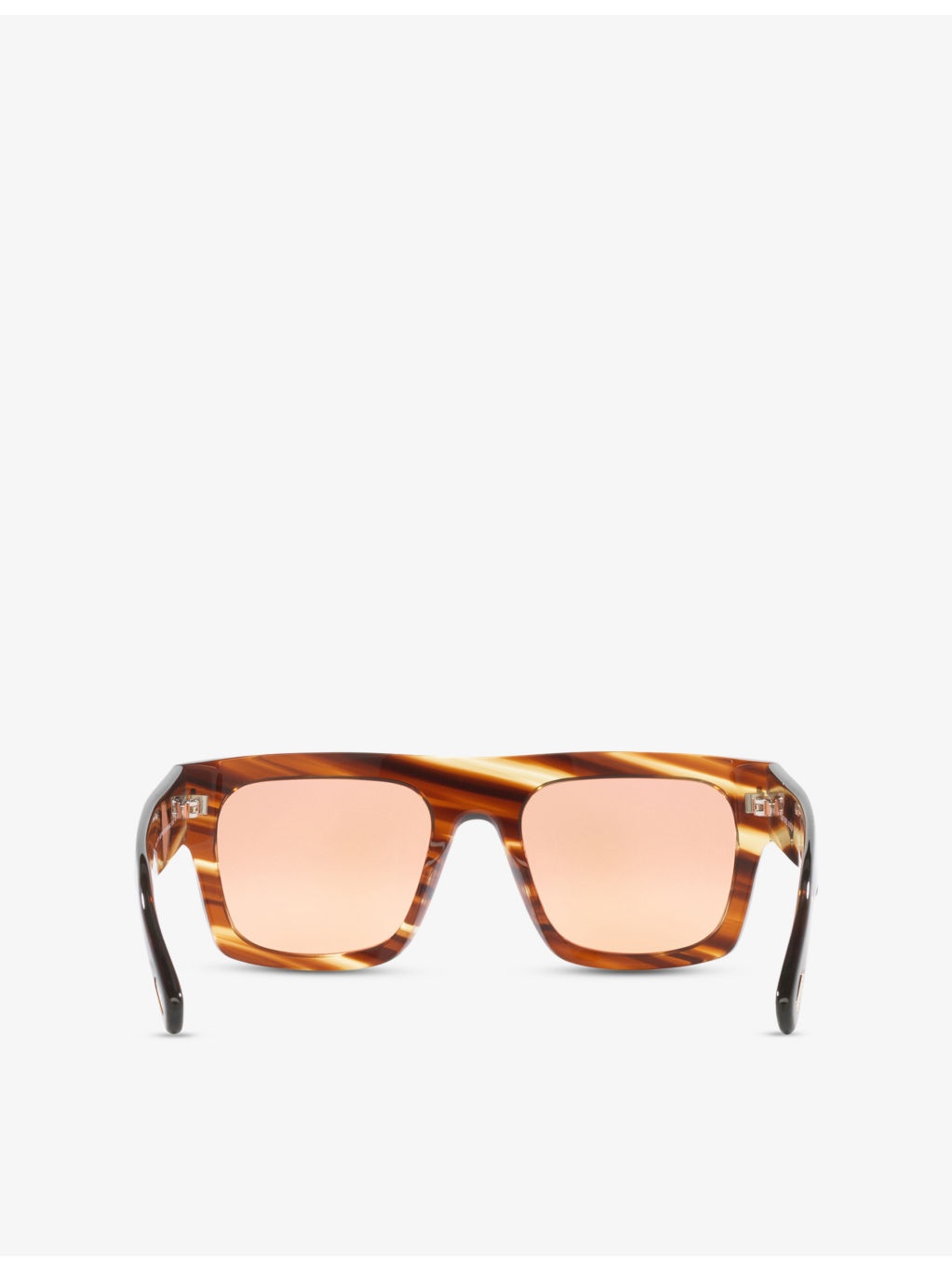 TR001917 Fausto Square-Frame Tortoise Acetate Sunglasses - 4