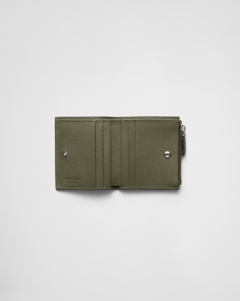 Prada Small Saffiano leather wallet outlook