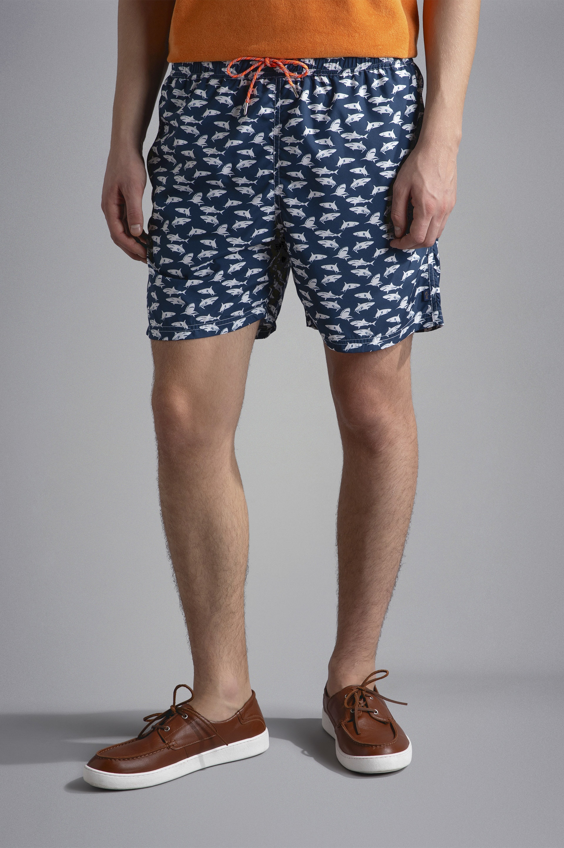 SWIM SHORTS WITH SHARK PRINT - 6
