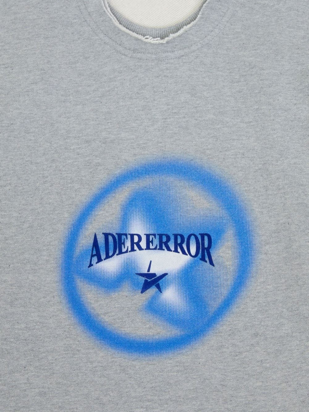 logo-print cotton sweatshirt - 2