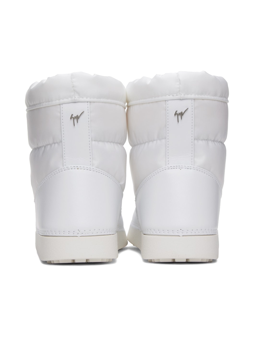 SSENSE Exclusive White Quilted Boots - 2