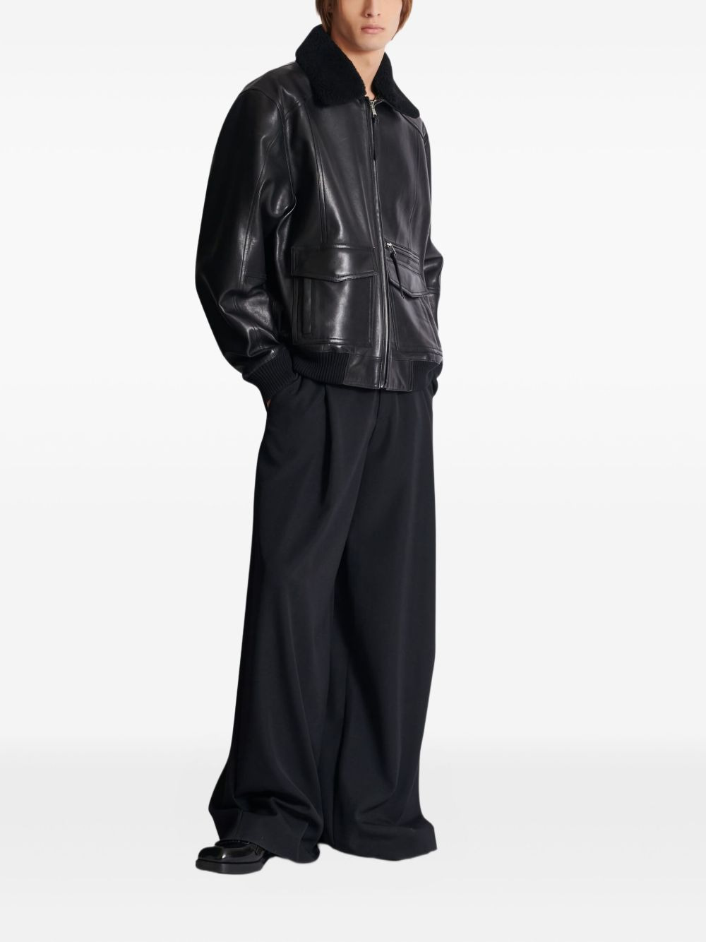 pocket-detail jacket - 3