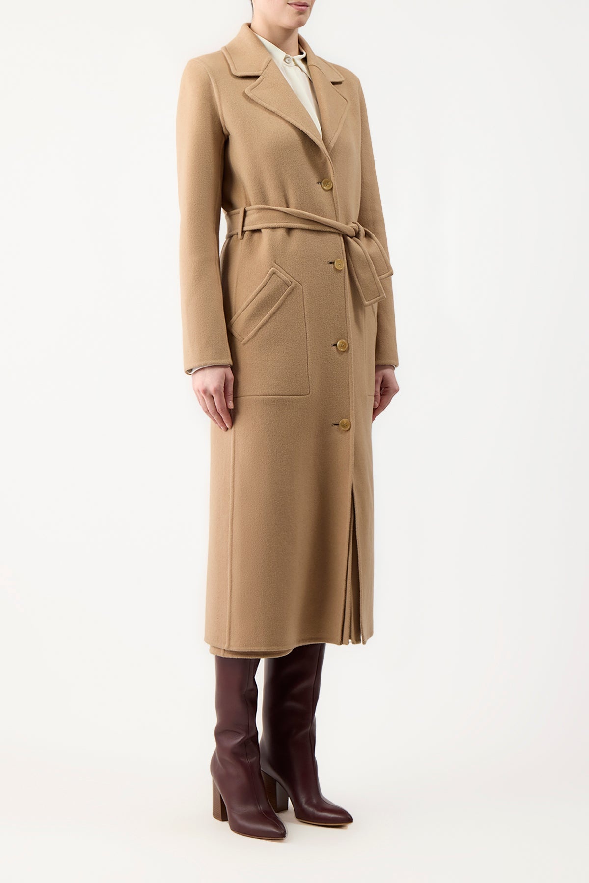 William Coat in Double-Face Recycled Cashmere - 3