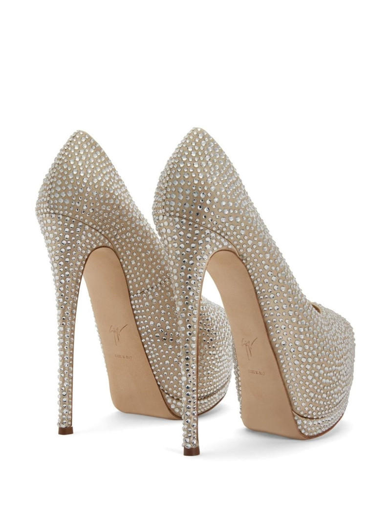 Sharon 140mm rhinestone-embellished 펌프 3