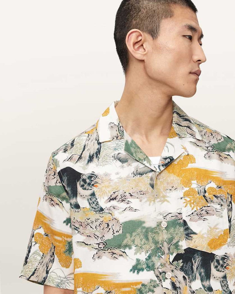 WADER SHORT SLEEVE LINEN BLEND SHIRT 4