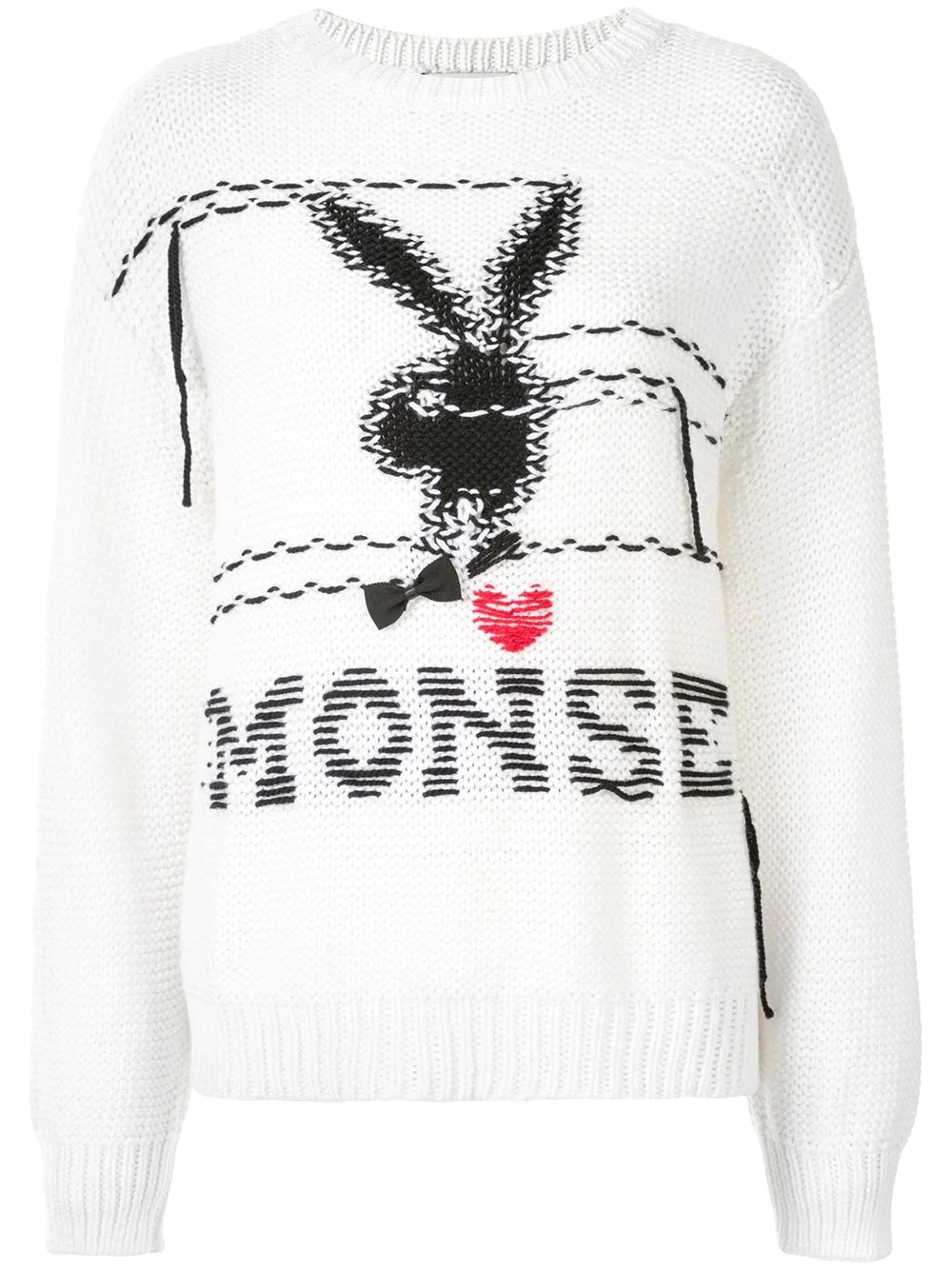 x Playboy embellished merino wool jumper - 1