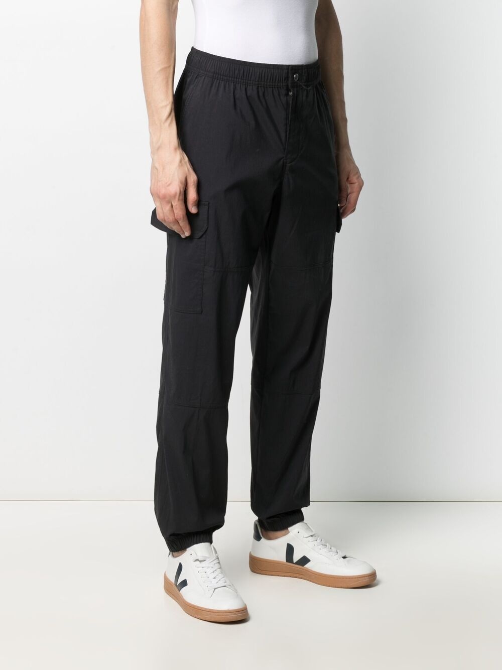 cargo-pocket track pants - 3