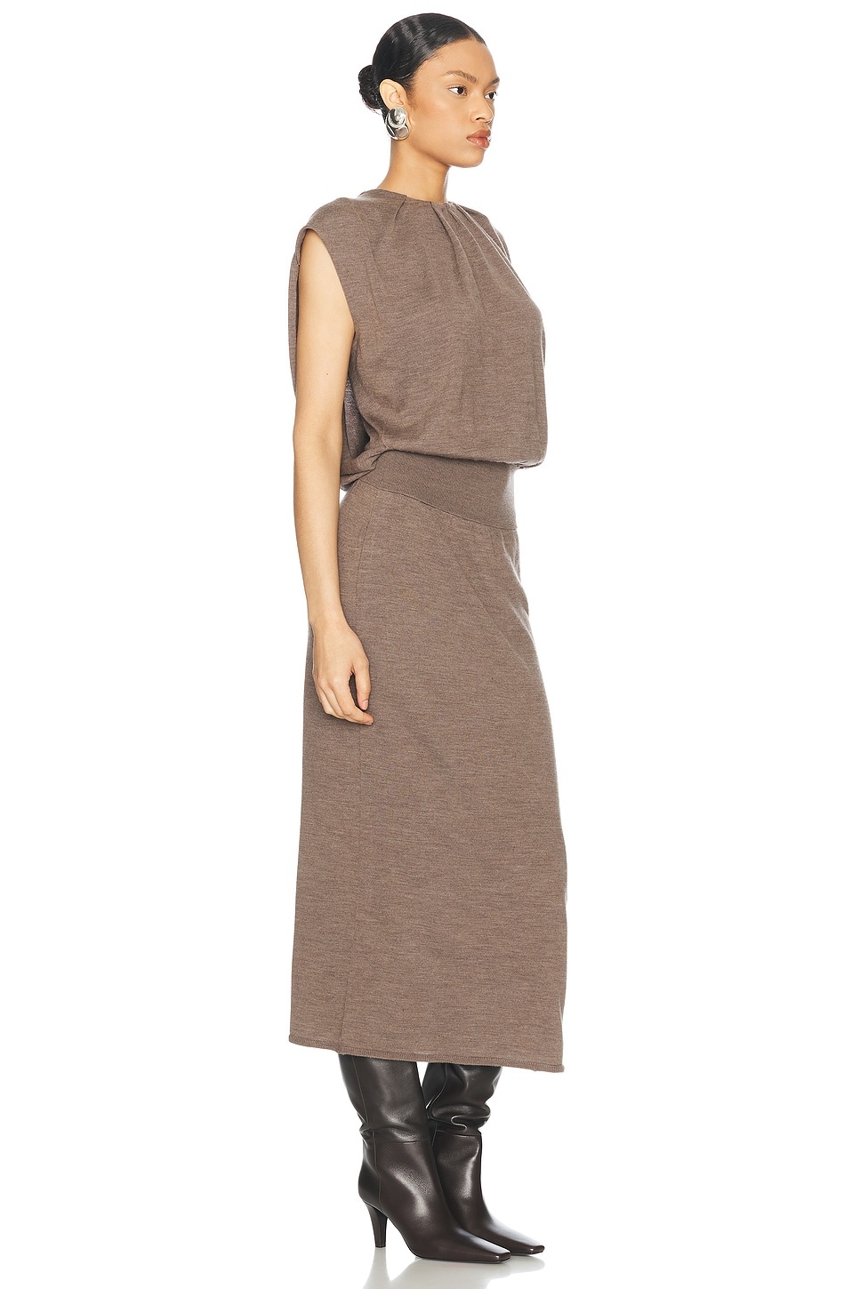 Xion Draped Cape Dress - 2
