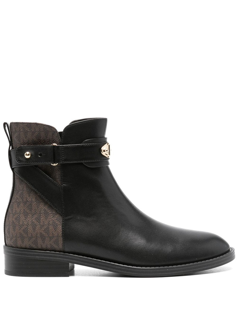 Darcy monogram-print boots 1