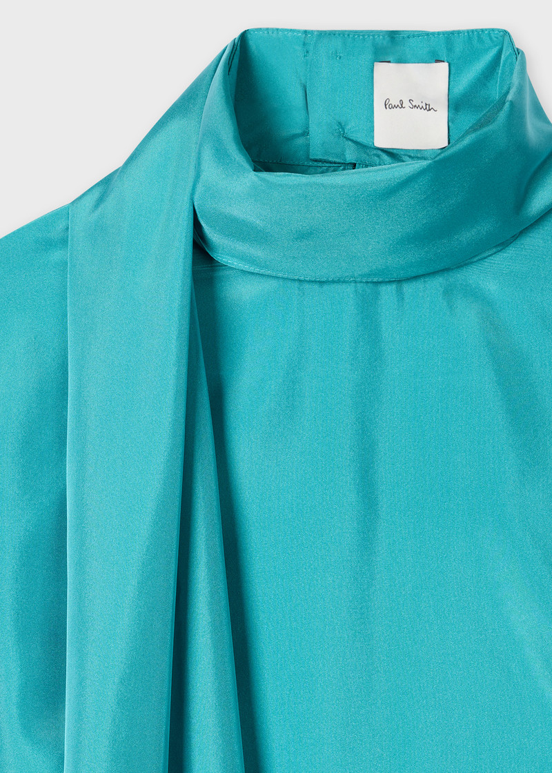 Paul Smith Women's Emerald Green Silk Blouse outlook