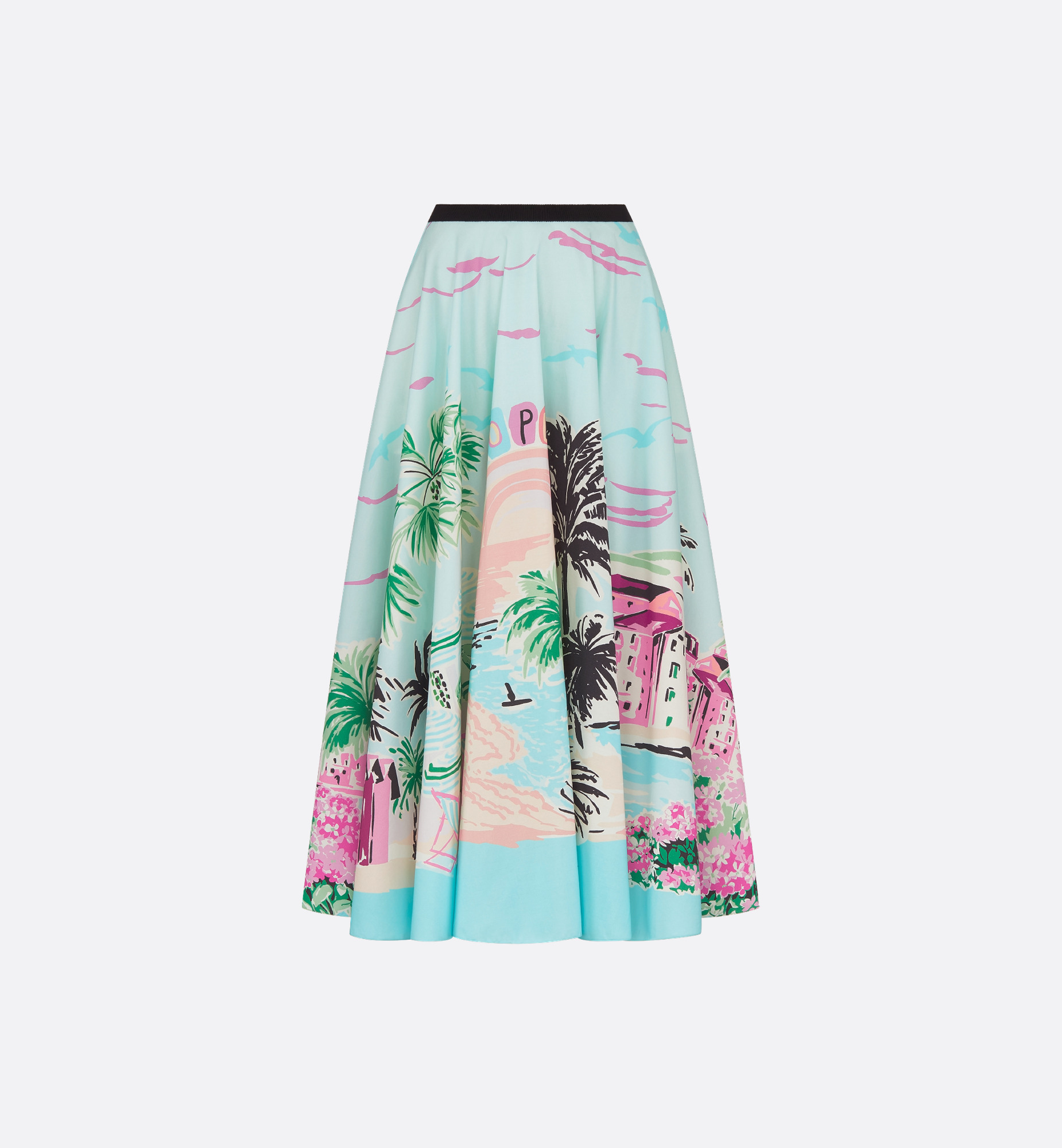Dior Souvenir Mid-Length Flared Skirt - 1