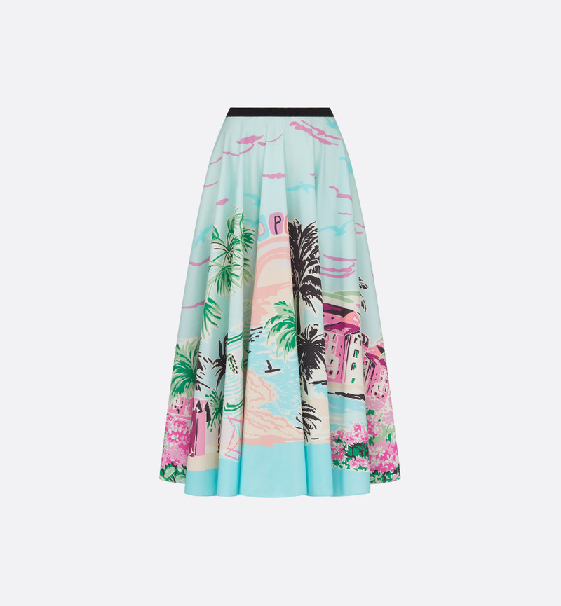 Dior Souvenir Mid-Length Flared Skirt 1