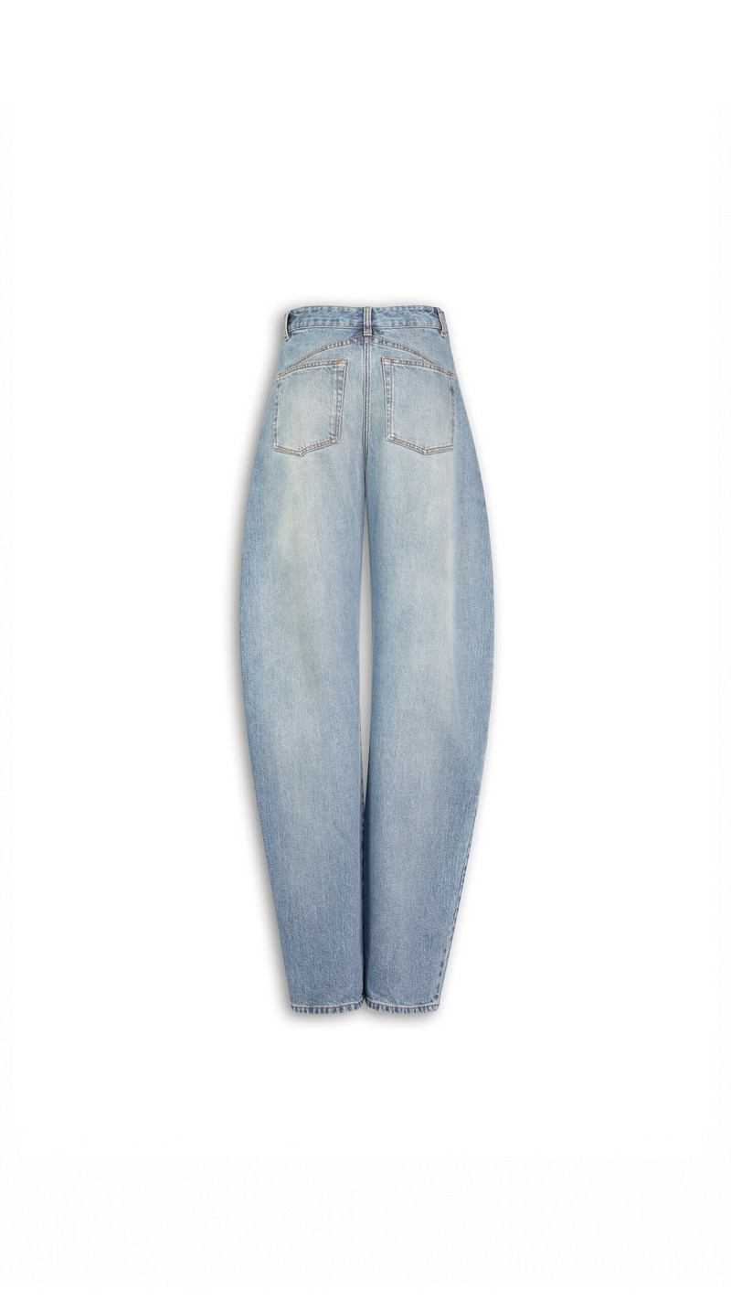 Alaïa LOW-WAIST ROUND JEANS outlook