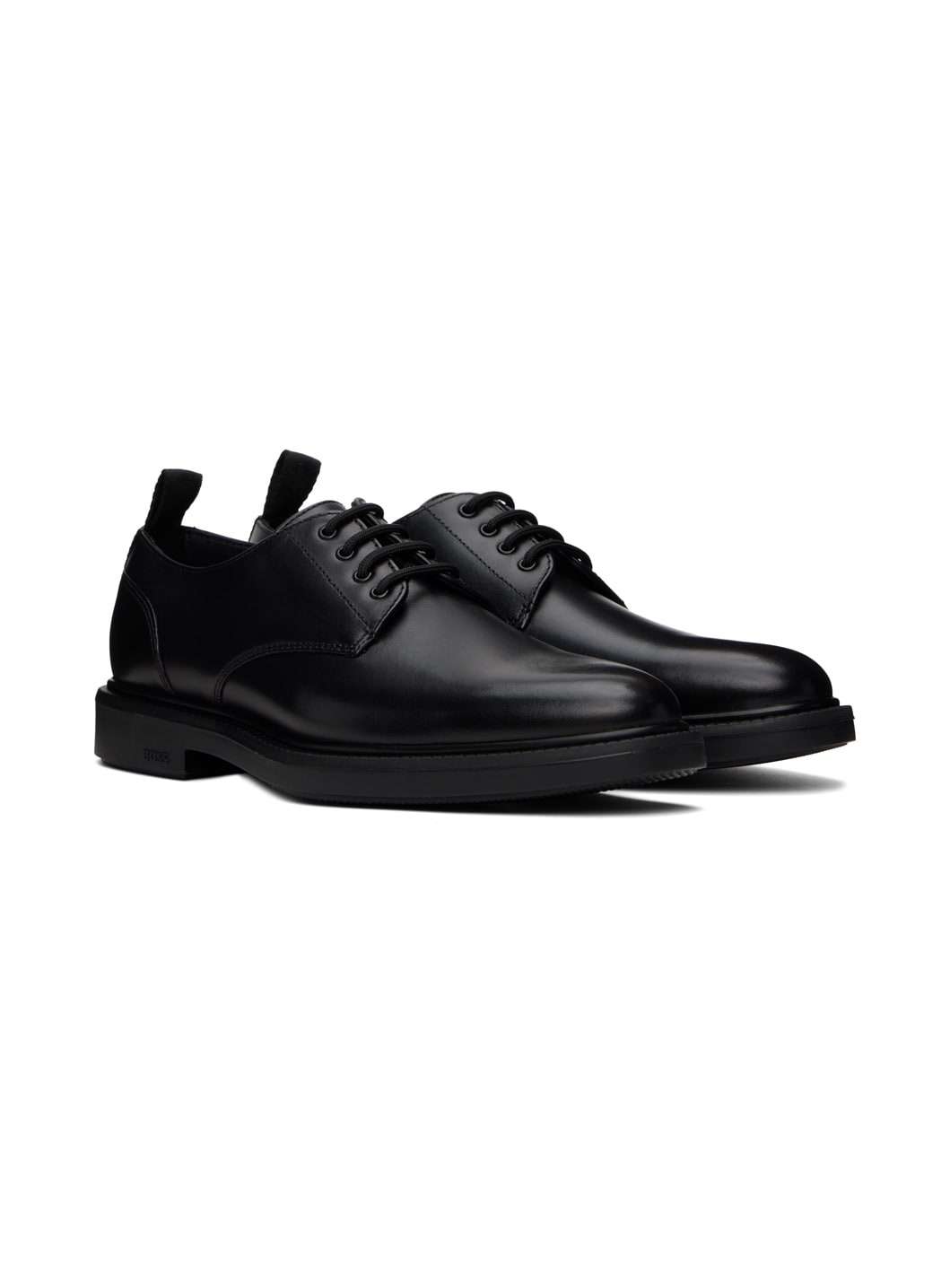 Black Lace-Up Derbys - 4