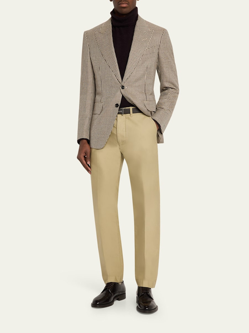 TOM FORD Men's Shelton Pied de Poule Single-Breasted Sport Coat outlook