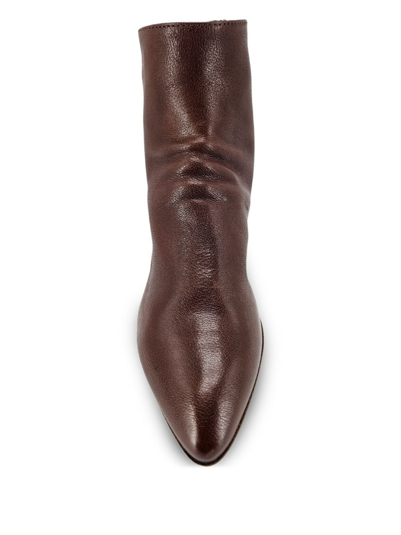 60mm Severine leather ankle boots 4