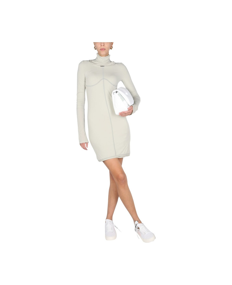 Off-White High Neck Dress outlook
