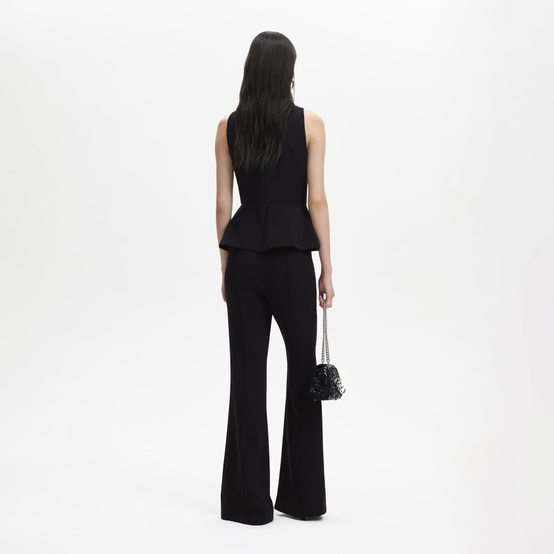 self-portrait Black Tailored Jumpsuit outlook