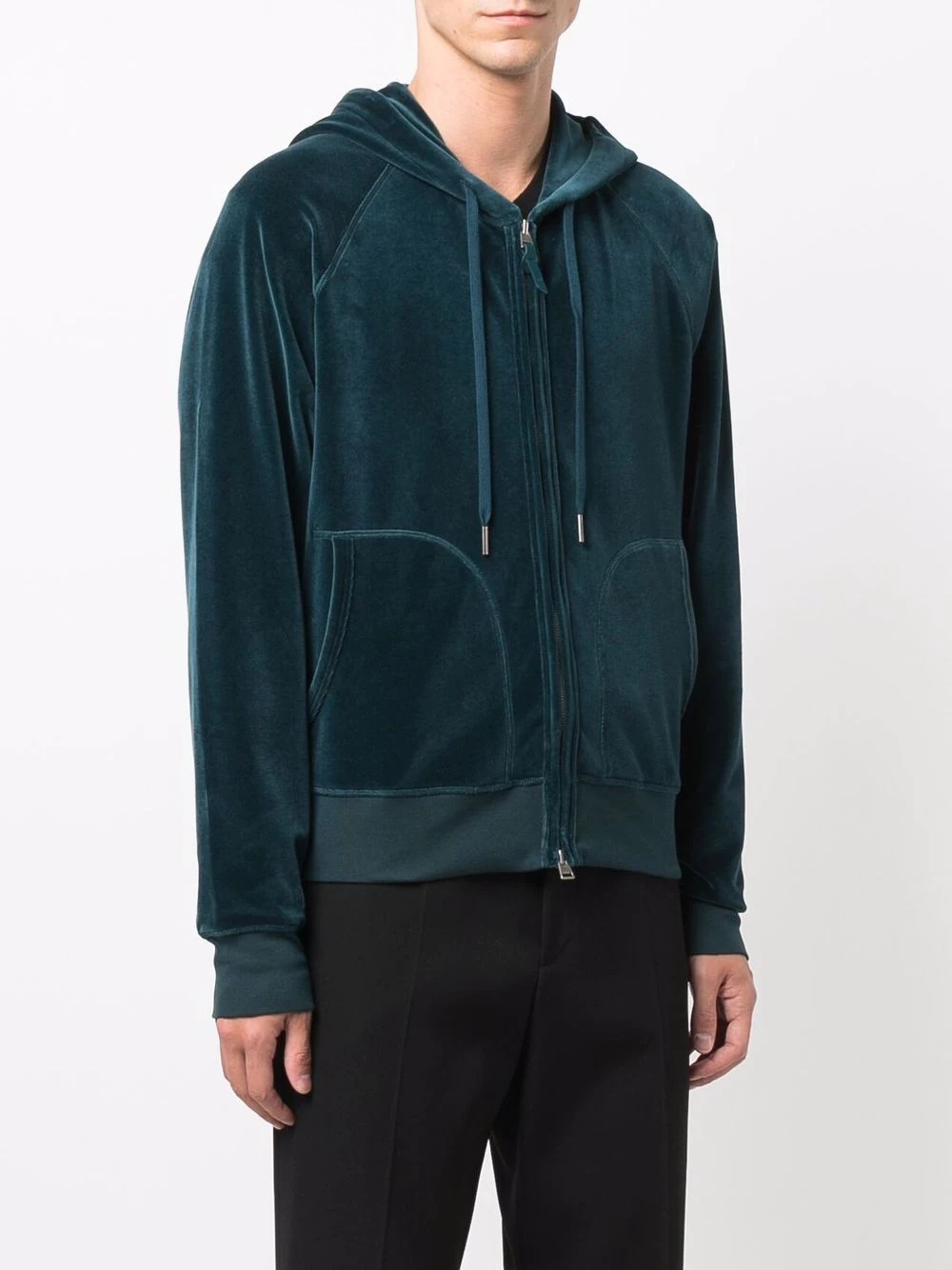 zip-fastening track jacket - 3