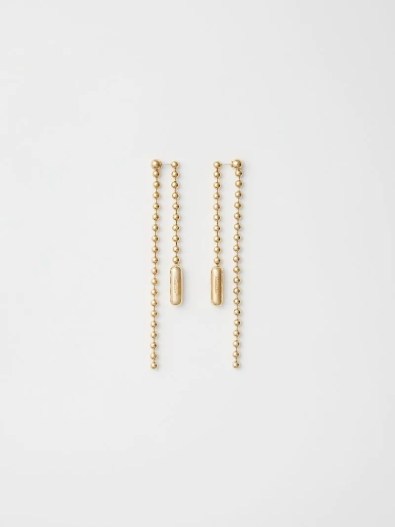 BALL CHAIN EARRINGS - 1