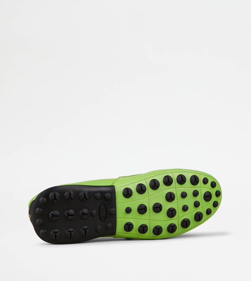 LOAFERS IN LEATHER - GREEN 4