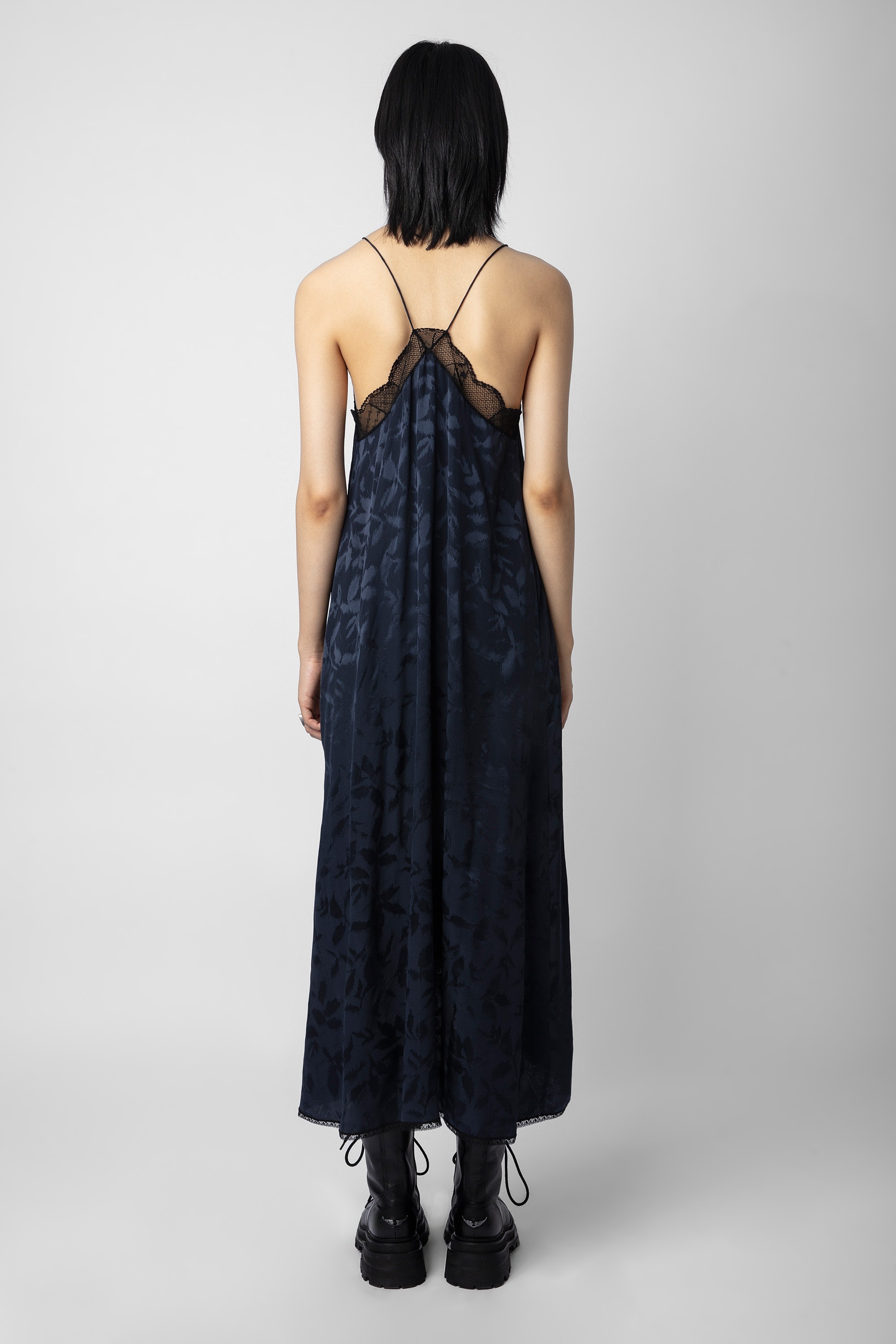 Risty Silk Jacquard Dress - 4