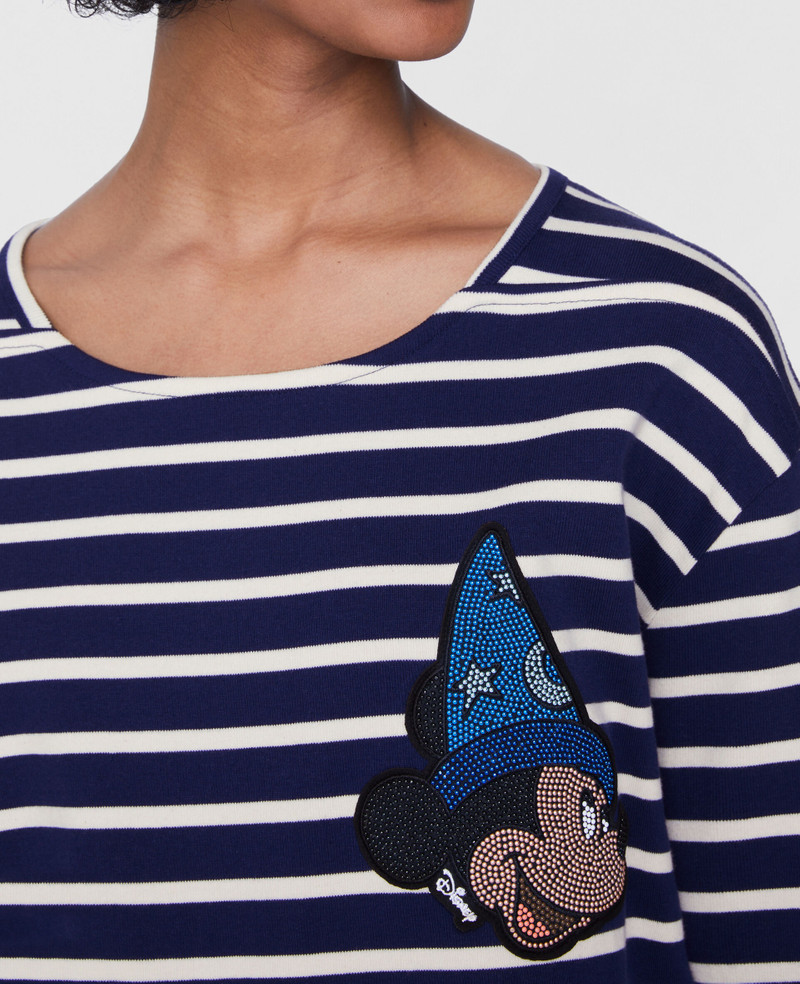 Fantasia Mickey Striped Long-Sleeved T-Shirt 6