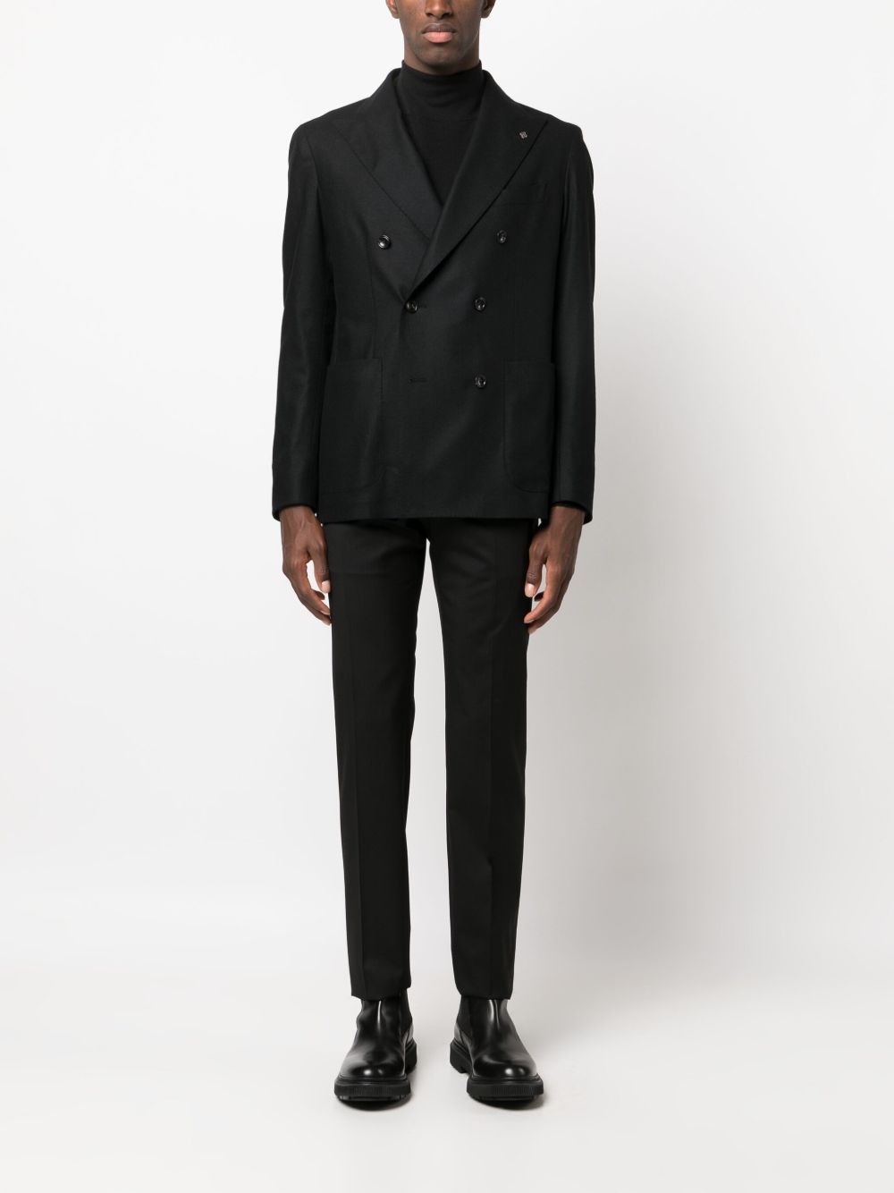 slim-cut virgin-wool trousers - 2