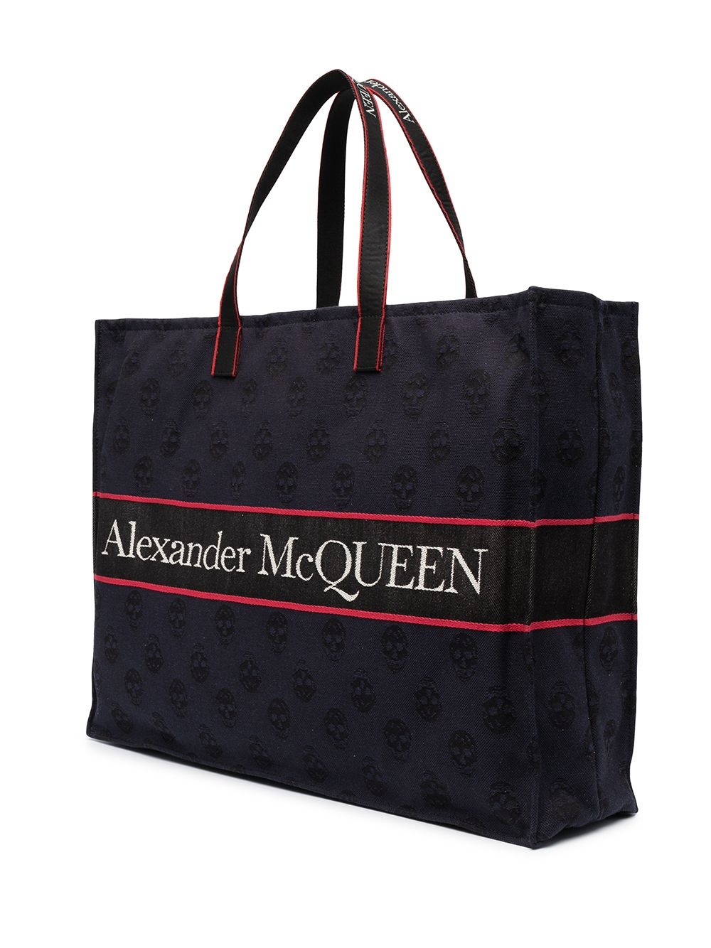 logo-jacquard canvas tote bag - 3