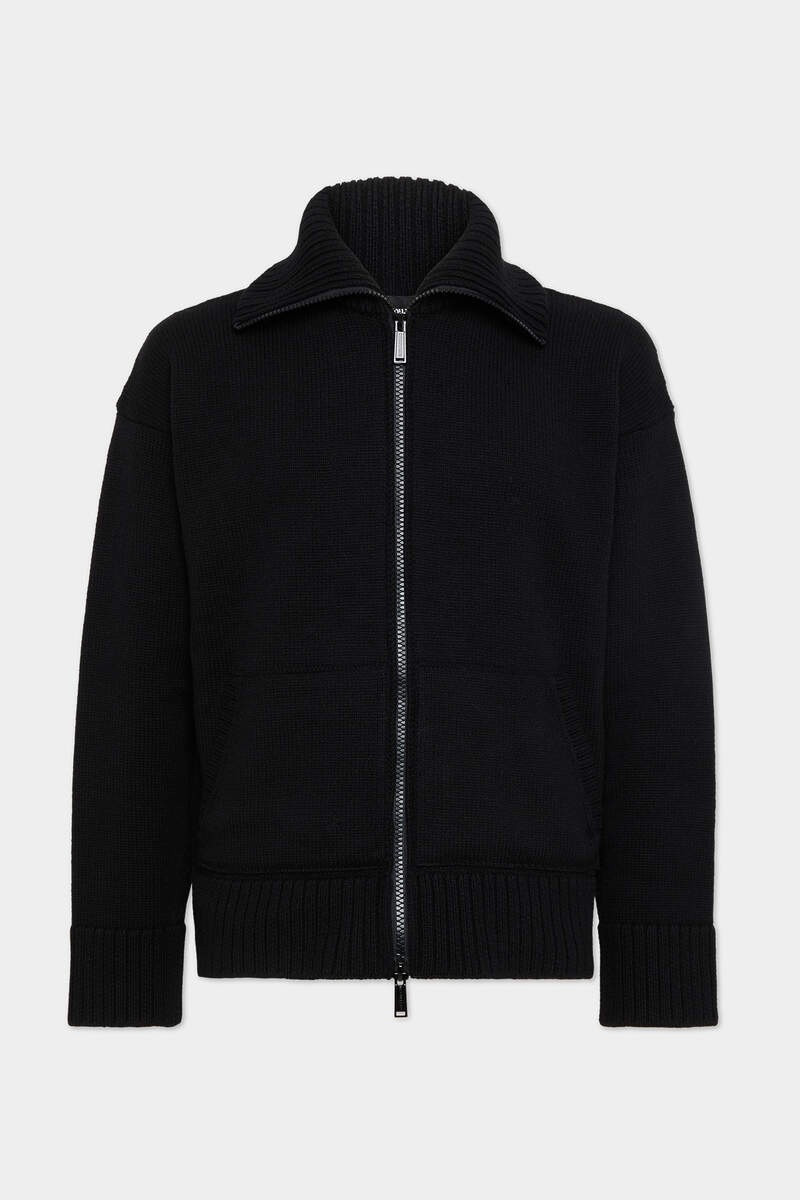 FAKE STITCH D2 ZIPPED CARDIGAN 1