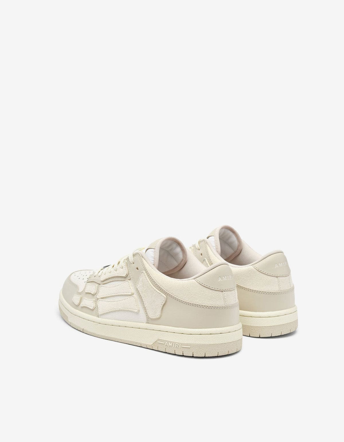Amiri Alabaster White Skel-Top Low Trainers - 3