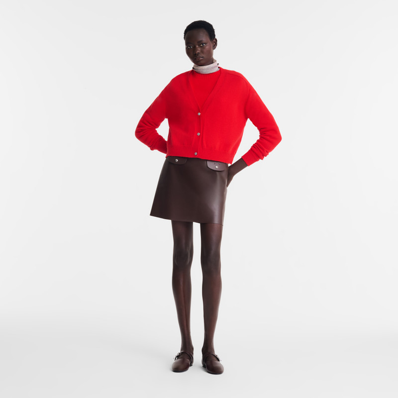 Longchamp Cardigan Red - Knit outlook