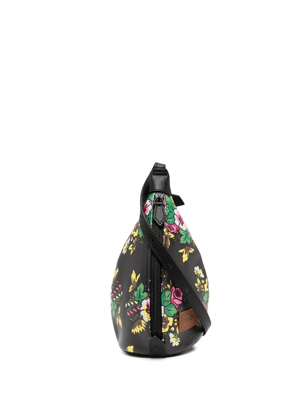 floral-print cross body bag - 1