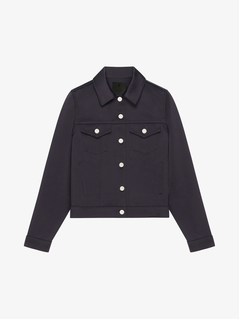 JACKET IN SATIN AND DENIM 1