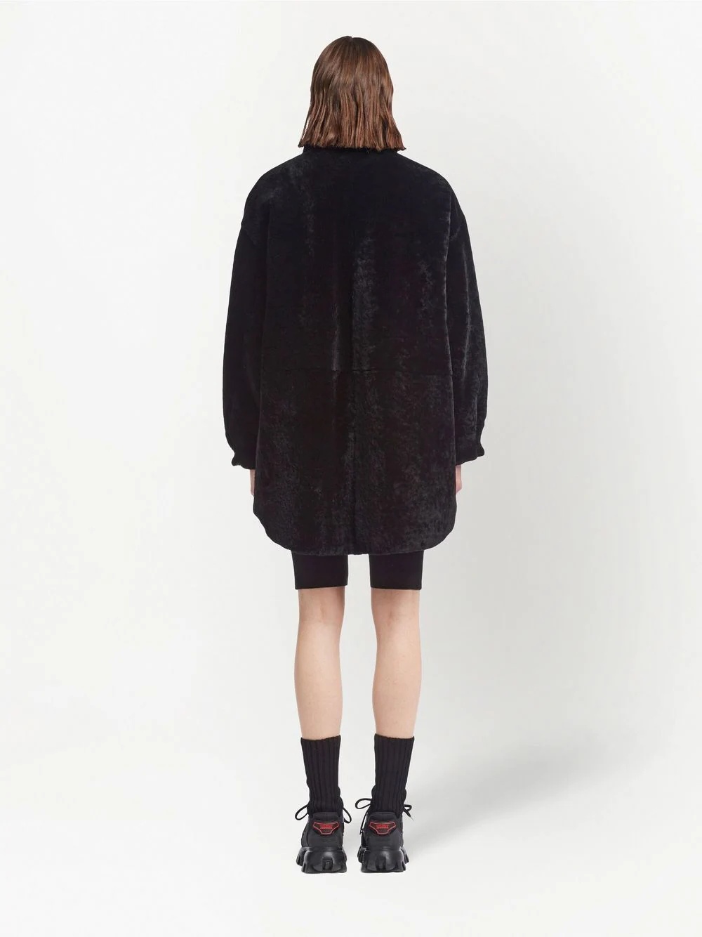 Triangle-logo reversible coat - 4